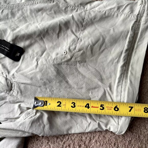 Columbia Pants Womens 4 (30x30) Nylon Titanium Omni Dry Mid Rise Zip Off Belted - Picture 10 of 14